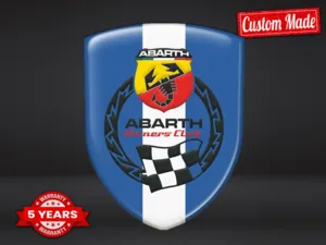 Fiat Abarth Custom Made Bumper Stickers Limited Professional Drift
